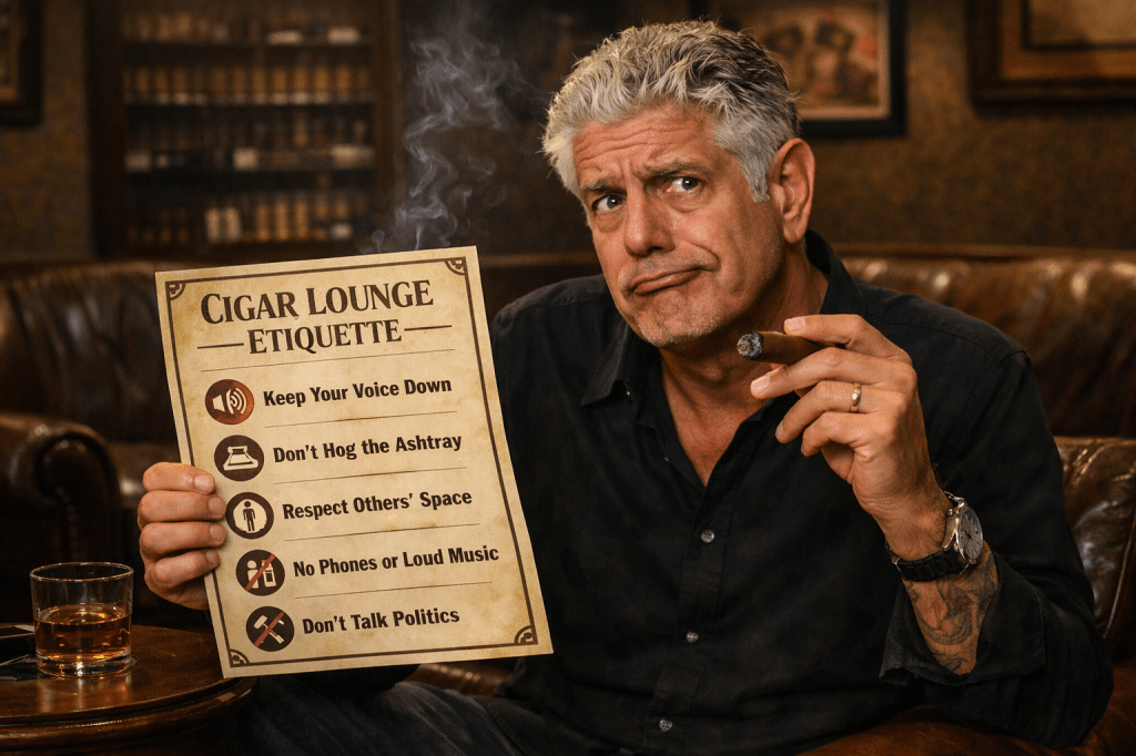 Anthony Bourdain’s Cigar Lounge&nbsp;Logic