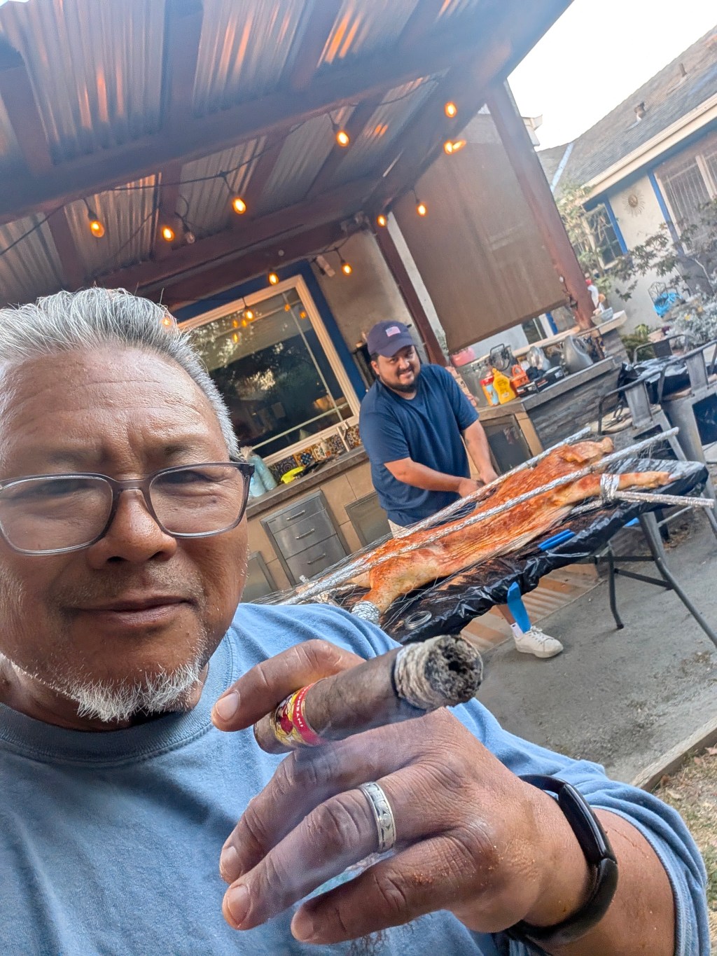 A Pig and Some Cigars